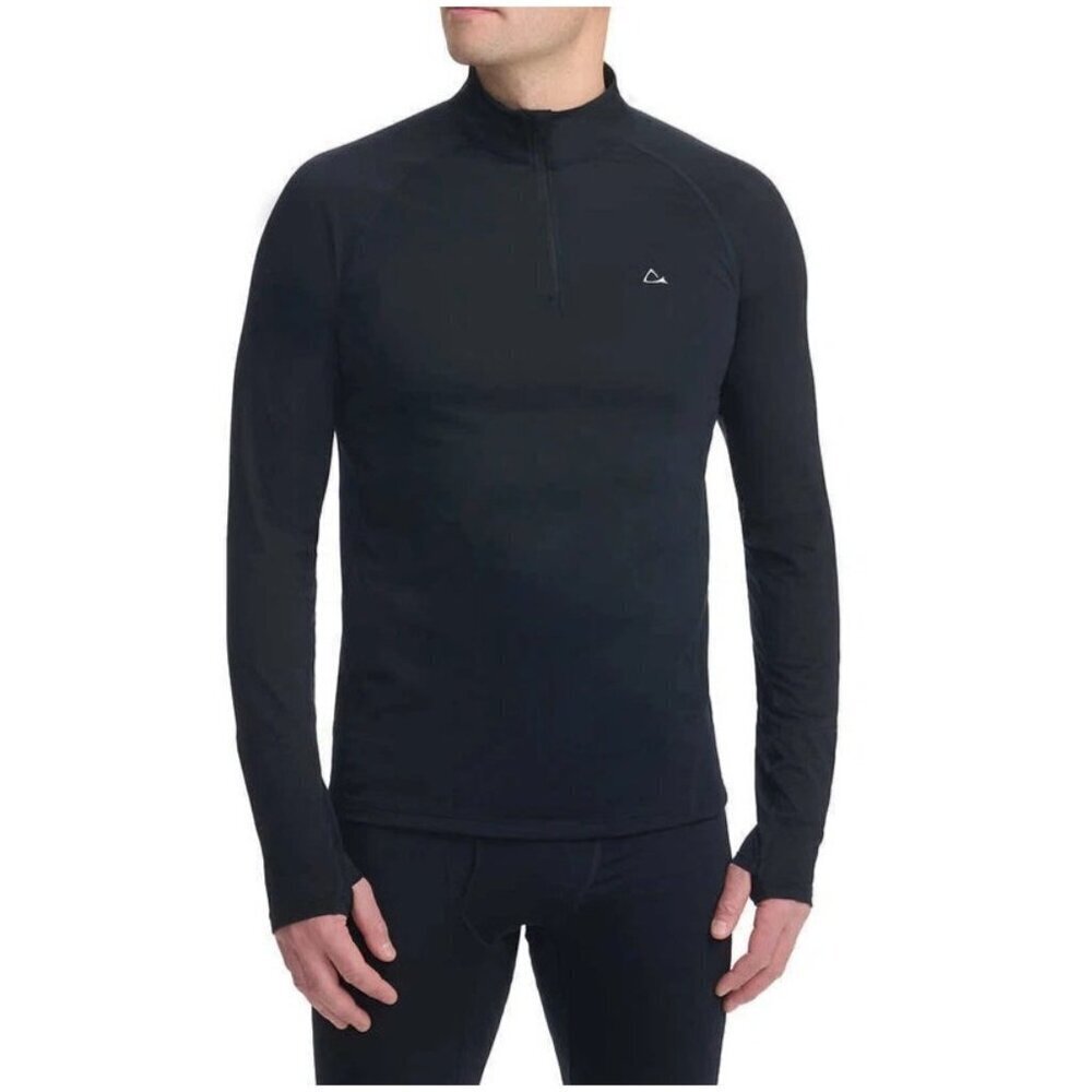 NEW Paradox Men's XL Black Merino Blend Base Layer Top